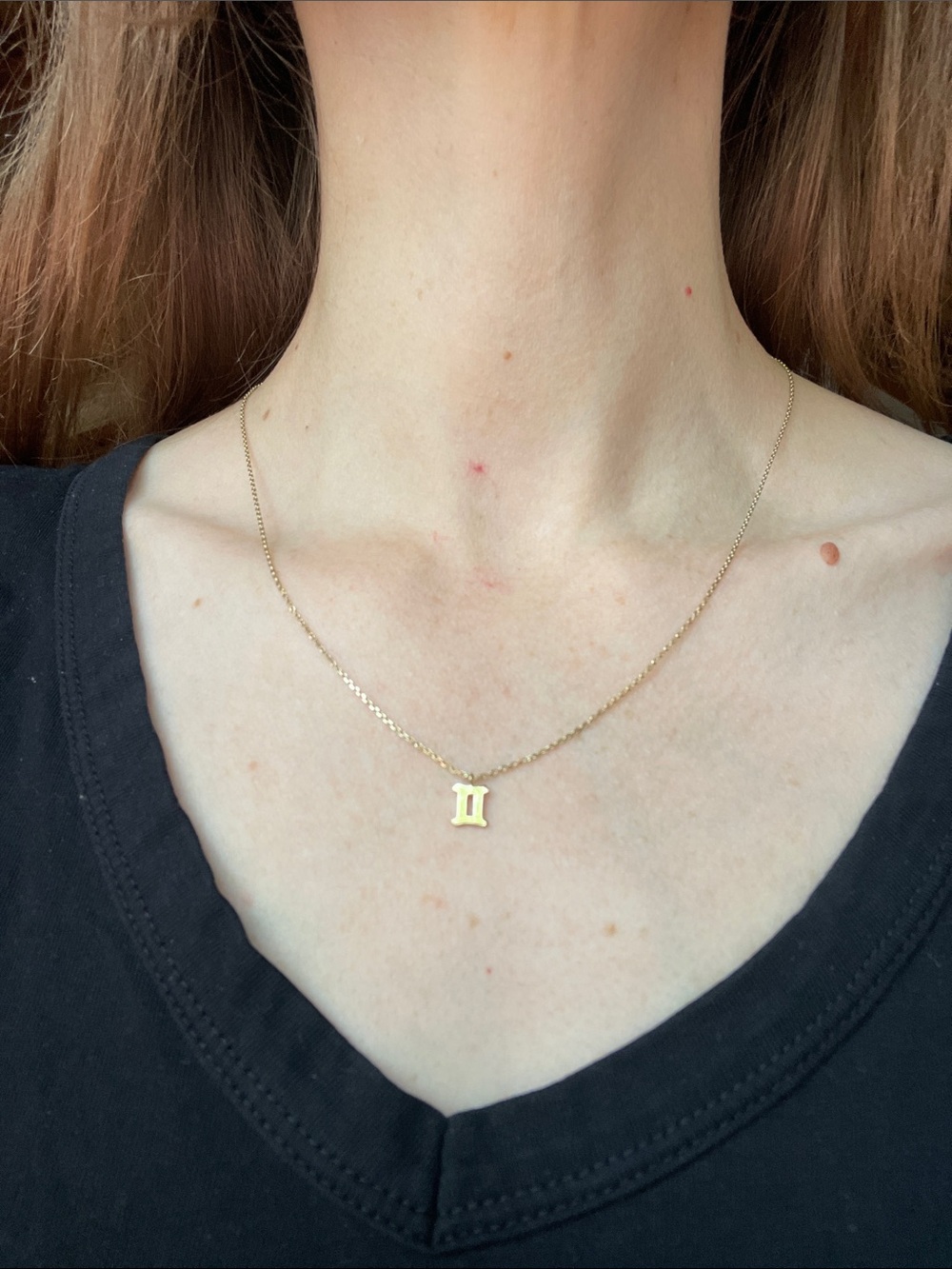 Aurate Gemini Zodiac Necklace - Picture 2 of 7